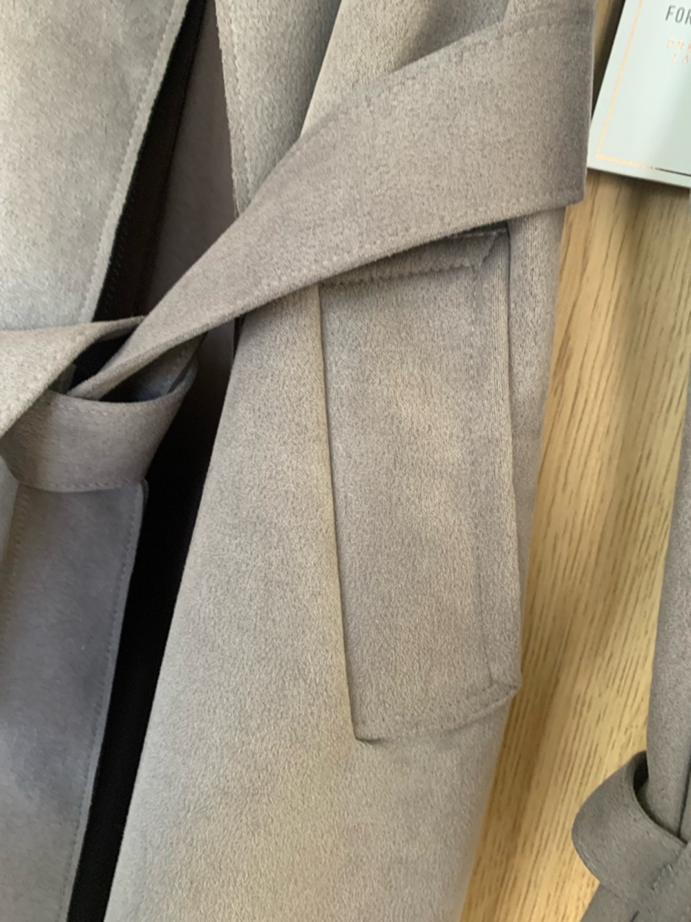 Forever 21 Grey Faux-Suede Casual Jacket - Picture 3 of 7